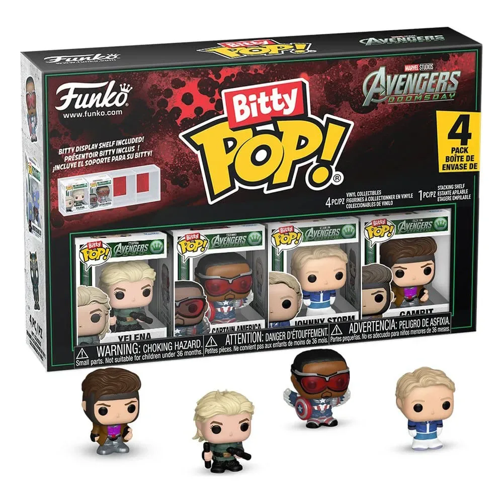 Avengers Doomsday Bitty Lot De 4 Figurines 1 de Funko – jaquette