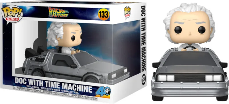 Back to the Future Funko Pop Rides Vinyl: Doc with Time Machine by Funko – cover 1 of 2