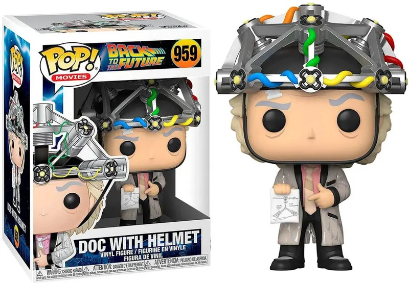 Back to the Future Funko Pop Vinyl: Doc with Helmet van Funko – cover 1 van 2