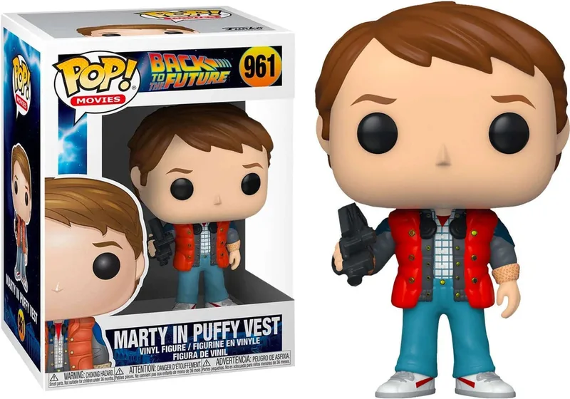 Back to the Future Funko Pop Vinyl: Marty in Puffy Vest by Funko – cover 1 of 2