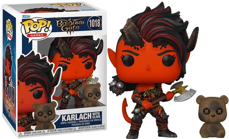 Baldur's Gate 3 Funko Pop Vinyl: Karlach with Clive by Funko – cover 1 of 2