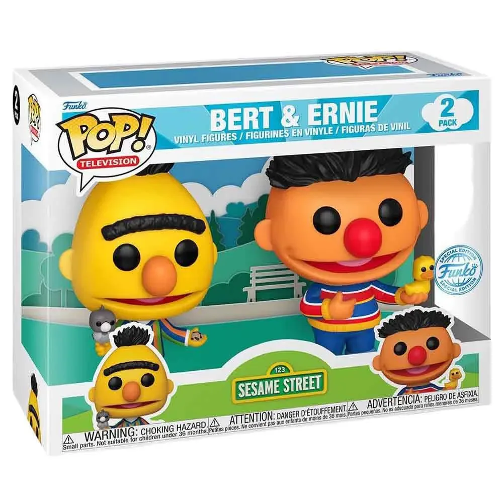 Figure Barrio Sesamo Bert & Bernie Exclusive de Funko – jaquette