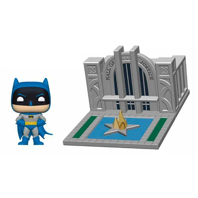 Batman 80th Anniversary Funko Pop Vinyl: Batman with the Hall of Justice de Funko – jaquette 2 sur 2