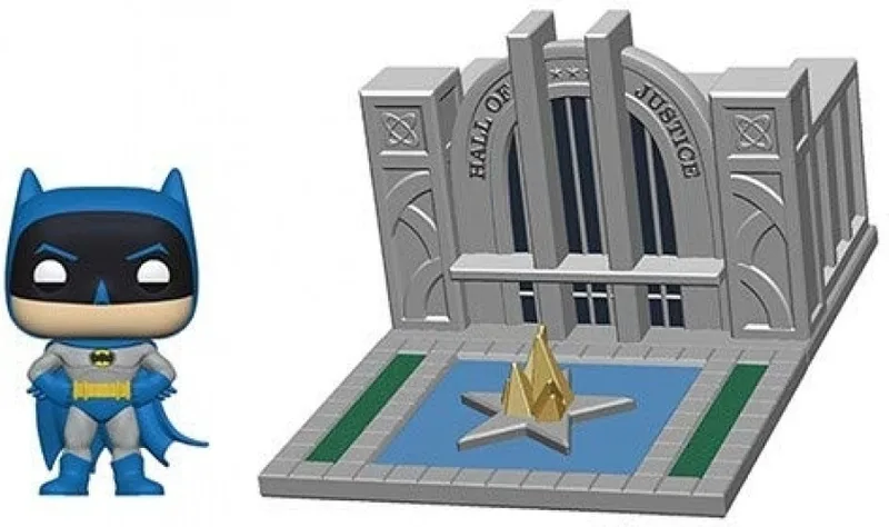 Batman 80th Anniversary Funko Pop Vinyl: Batman with the Hall of Justice de Funko – jaquette 1 sur 2