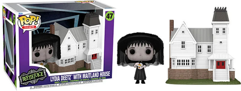 Beetlejuice Funko Pop Town Vinyl: Lydia Deetz with Maitland House by Funko – cover 1 of 2