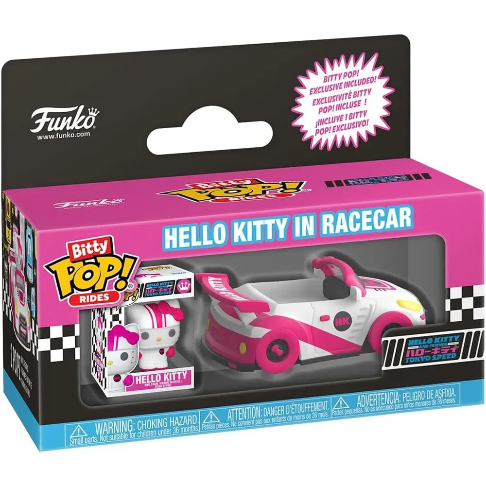 Figure Bitty Ride Racecar W/hello Kitty de Funko – jaquette