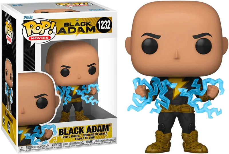 Black Adam Funko Pop Vinyl: Black Adam (1232) de Funko – jaquette 1 sur 3