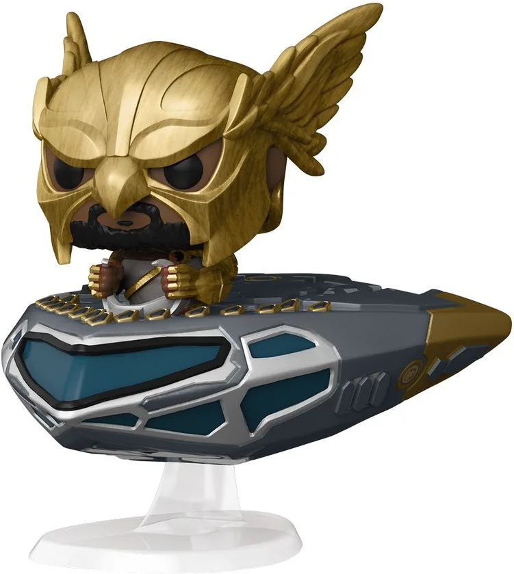 Black Adam Funko Pop Vinyl: Hawkman in Cruiser van Funko – cover 1 van 2