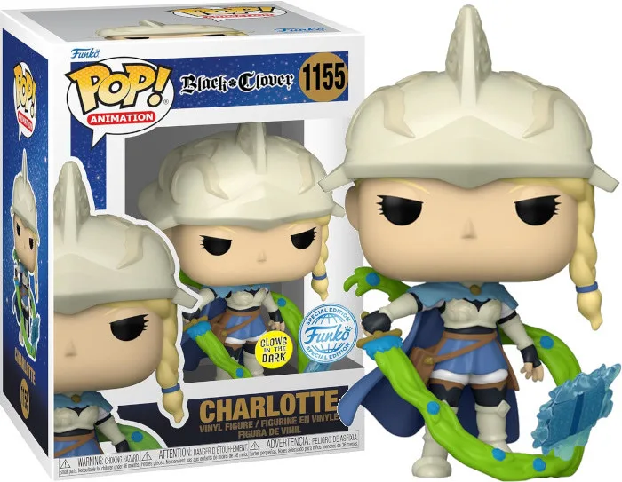 Black Clover Funko Pop Vinyl: Charlotte (Glow in the Dark) van Funko – cover 1 van 3