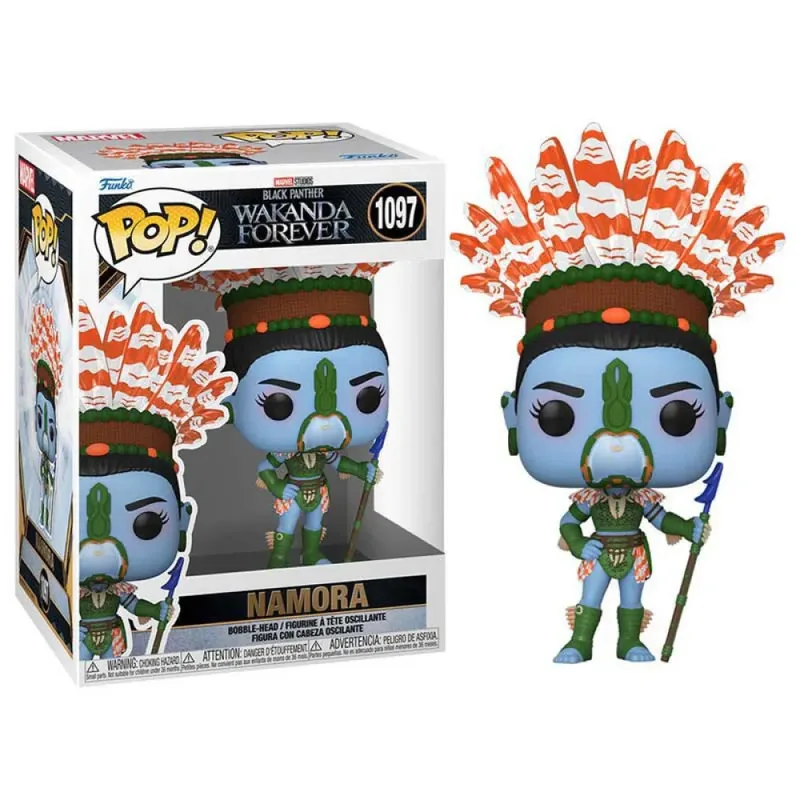 Black Panther Wakanda Forever Funko Pop Vinyl: Namora van Funko – cover 3 van 3