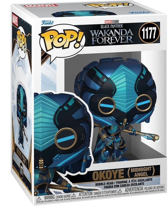 Black Panther Wakanda Forever Funko Pop Vinyl: Okoye (Midnight Angel) by Funko – cover 1 of 2