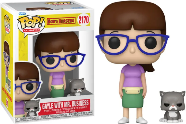 Bob's Burgers Funko Pop Vinyl: Gayle with Mr. Business van Funko – cover