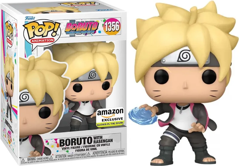 Boruto Funko Pop Vinyl: Boruto with Rasengan (Amazon Exclusive)(Glows in the Dark) by Funko – cover 1 of 2