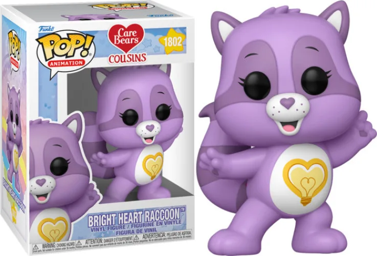 Care Bears Cousins Funko Pop Vinyl: Bright Heart Raccoon de Funko – jaquette 1 sur 2
