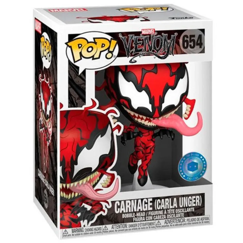 Carnage Marvel Comics Carla Unger Exclusieve Figuur by Funko – cover