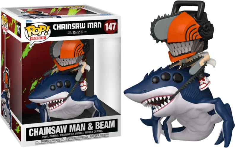 Chainsaw Man: Reze Arc Funko Pop Rides Vinyl: Chainsaw Man & Beam by Funko – cover