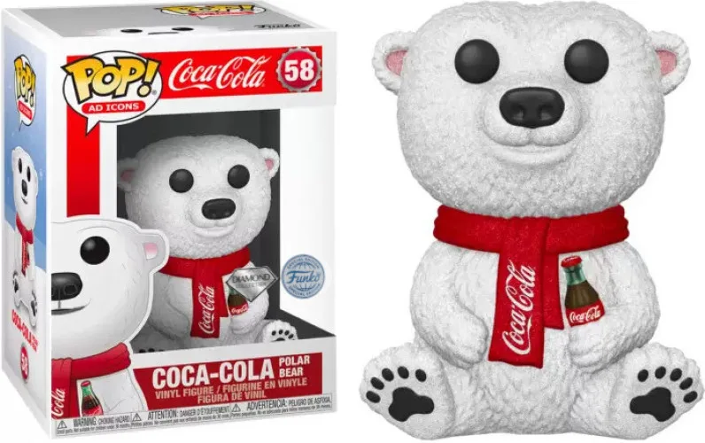 Coca-Cola Funko Pop Vinyl: Coca-Cola Polar Bear (Diamond Collection) van Funko – cover