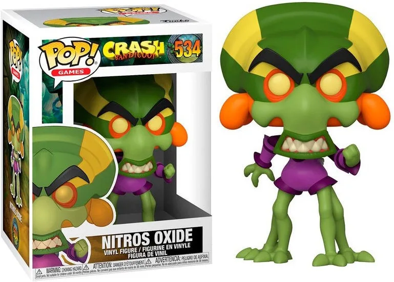 Crash Bandicoot Funko Pop Vinyl: Nitros Oxide van Funko – cover