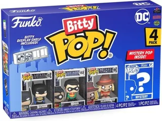 DC Batman Funko Bitty Pop! 4-Pack: Batman / Robin / Scarecrow van Funko – cover 1 van 2