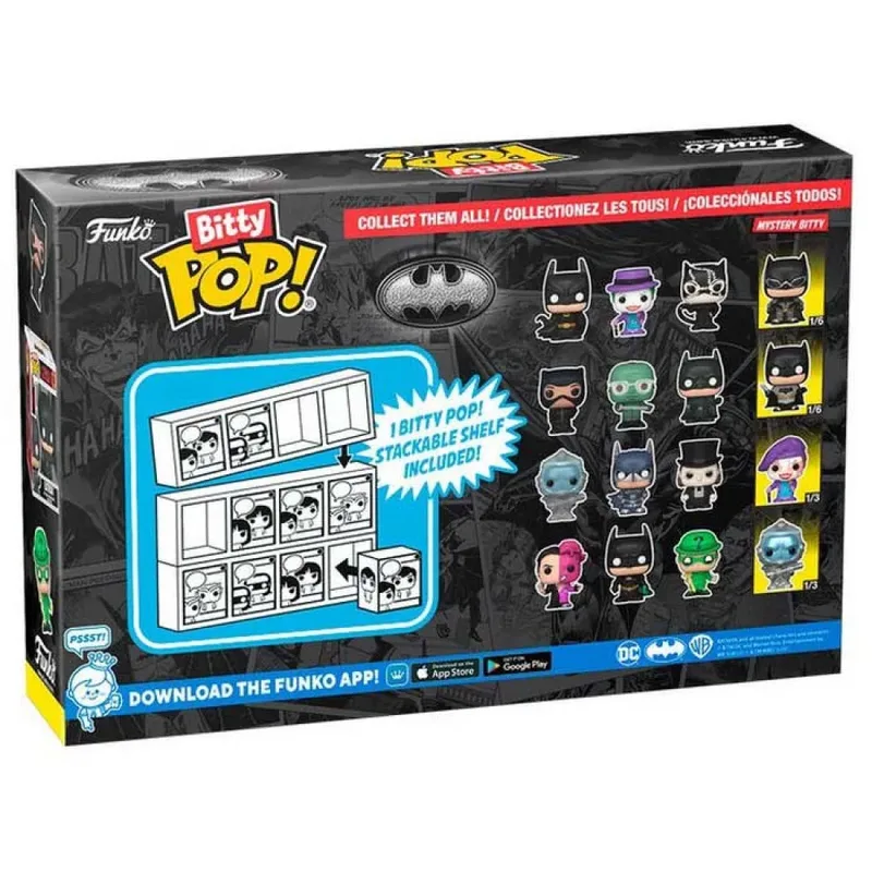 DC Batman Funko Bitty Pop! 4-Pack: Batman / The Joker / Catwoman by Funko – cover 2 of 3