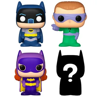 DC Batman Funko Bitty Pop! 4-Pack: Batman / The Riddler / Batgirl van Funko – cover 2 van 2
