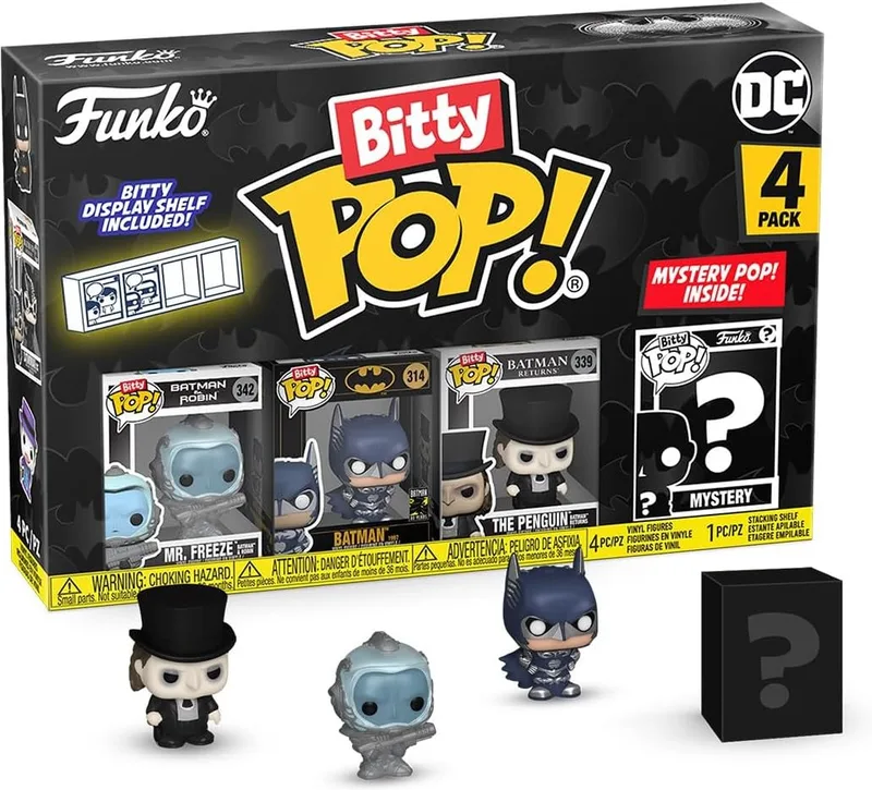 DC Batman Funko Bitty Pop! 4-Pack: Mr. Freeze / Batman / The Penguin van Funko – cover 1 van 2