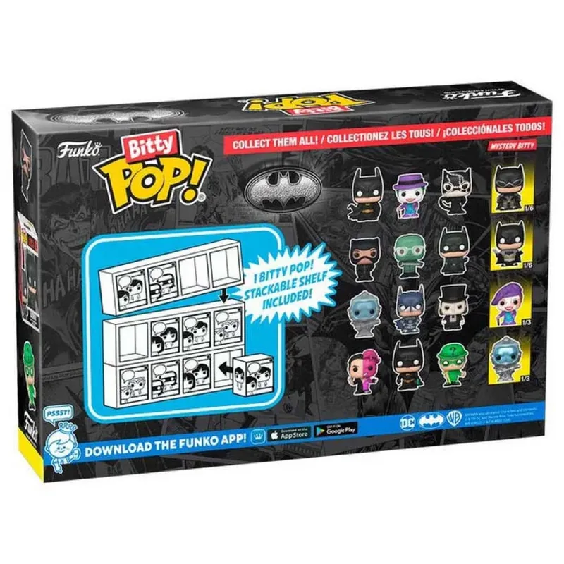 DC Batman Funko Bitty Pop! 4-Pack: Mr. Freeze / Batman / The Penguin van Funko – cover 2 van 2