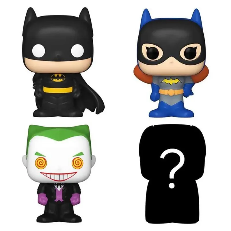 DC Batman Funko Bitty Pop! 4-Pack: The Joker / Batgirl / Batman van Funko – cover 2 van 2