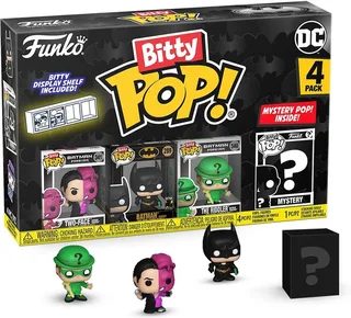 DC Batman Funko Bitty Pop! 4-Pack: Two-Face / Batman / The Riddler van Funko – cover 1 van 2