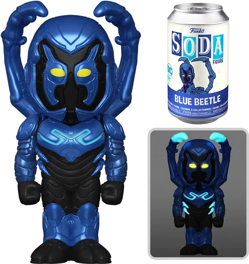 DC Blue Beetle Funko Vinyl Soda: Blue Beetle de Funko – jaquette