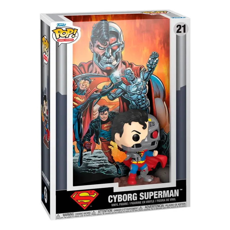 DC Comic Cover Funko Pop Vinyl: Cyborg Superman van Funko – cover 2 van 2