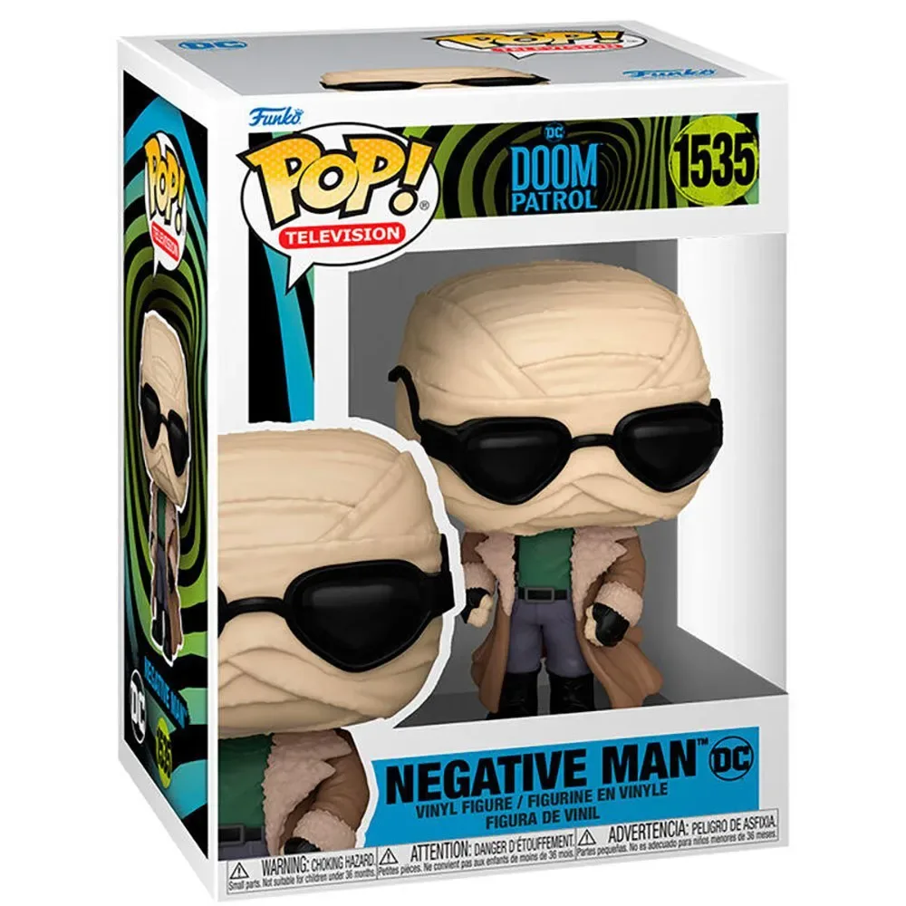Dc Comics Doom Patrulje Negative Man-figur fra Funko – cover