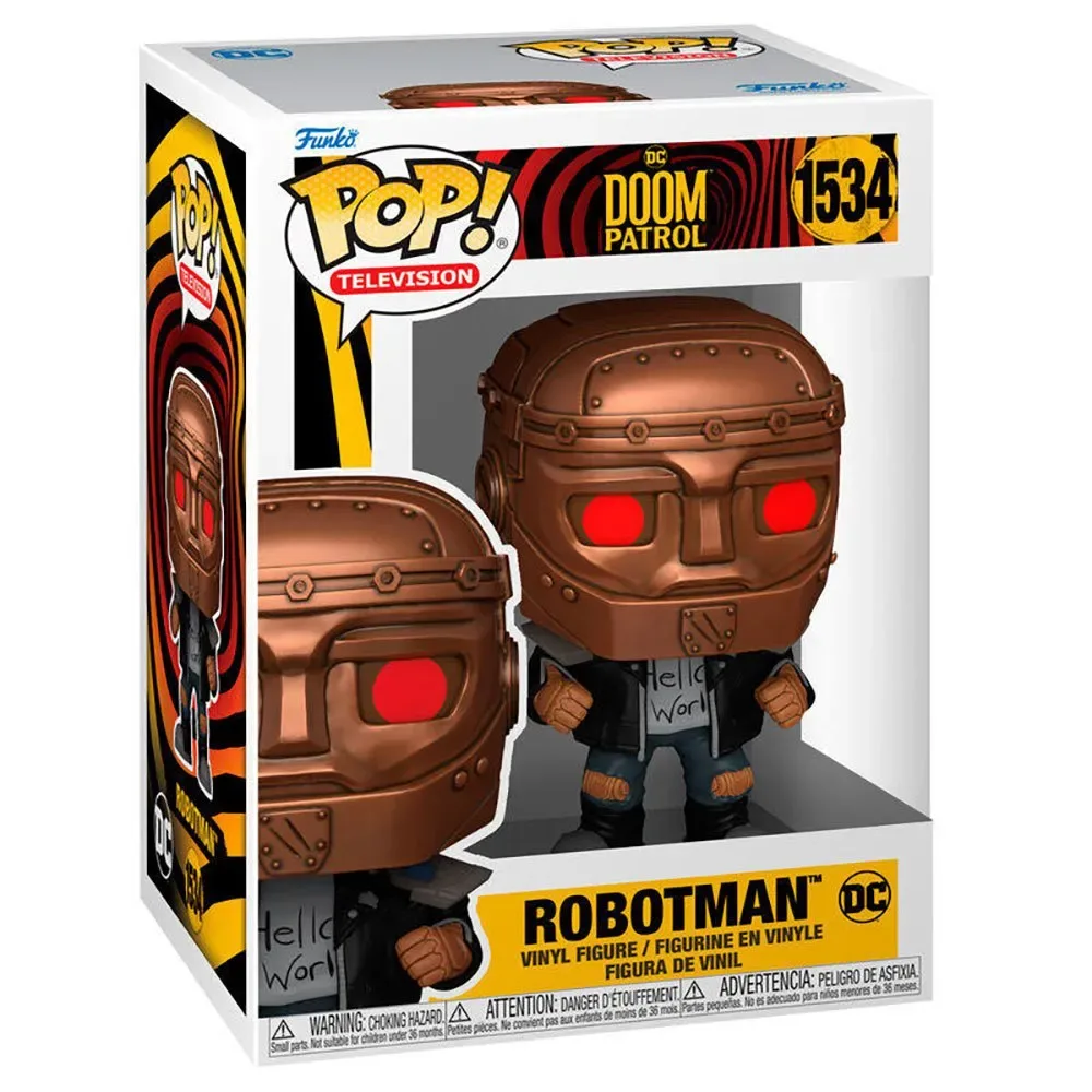 Dc Comics Doom Patrouille Robotman Figuur van Funko – cover