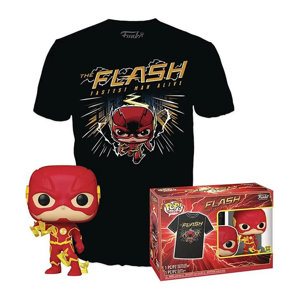 T-shirt à Manches Courtes Et Motif Graphique Dc Comics The Flash de Funko – jaquette