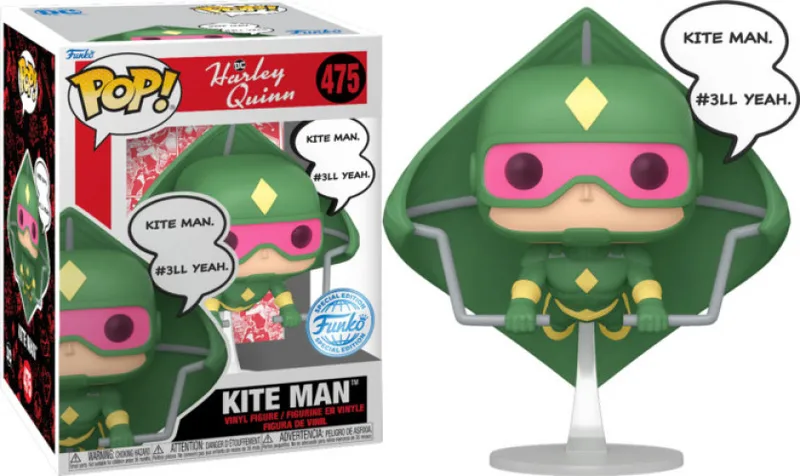 DC Harley Quinn Funko Pop Vinyl: Kite Man van Funko – cover 1 van 2