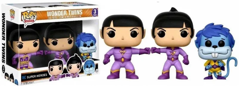 DC Super Heroes Funko Pop Vinyl: Wonder Twins van Funko – cover