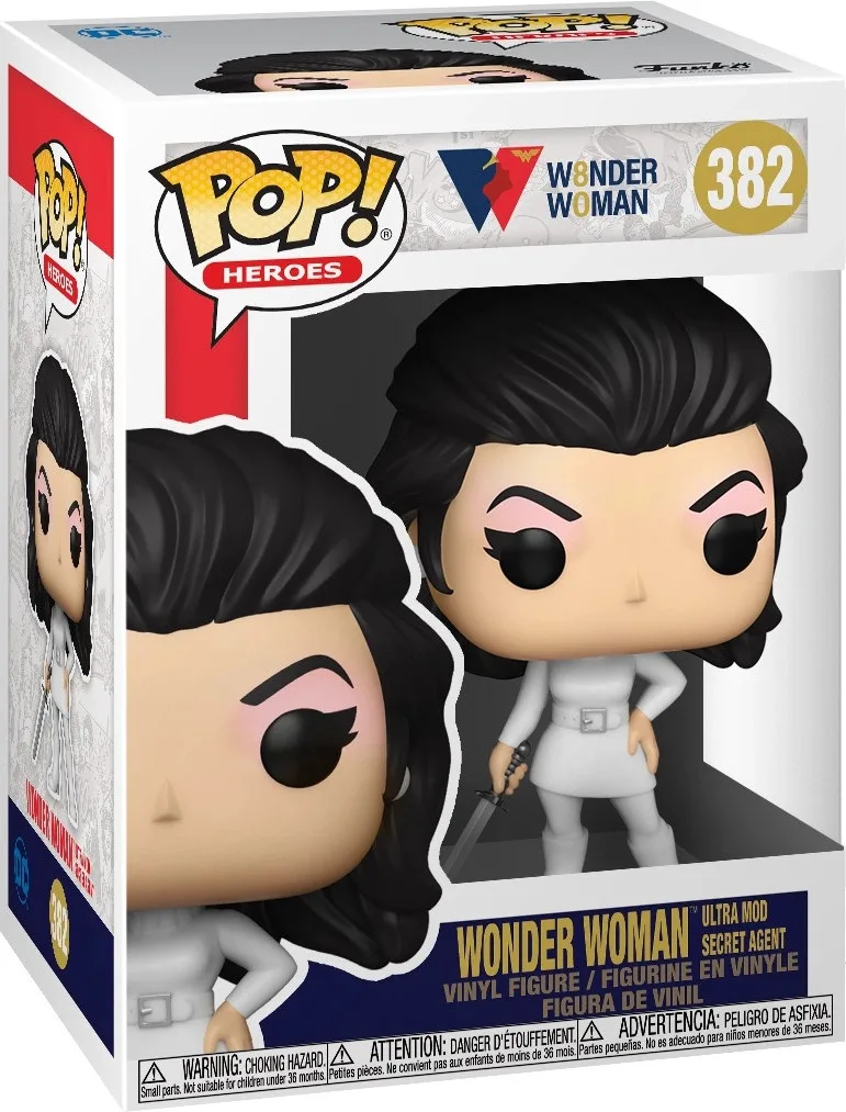 DC Wonder Woman 80th Anniversary Funko Pop Vinyl - Ultra Mod Secret Agent Wonder Woman by Funko – cover