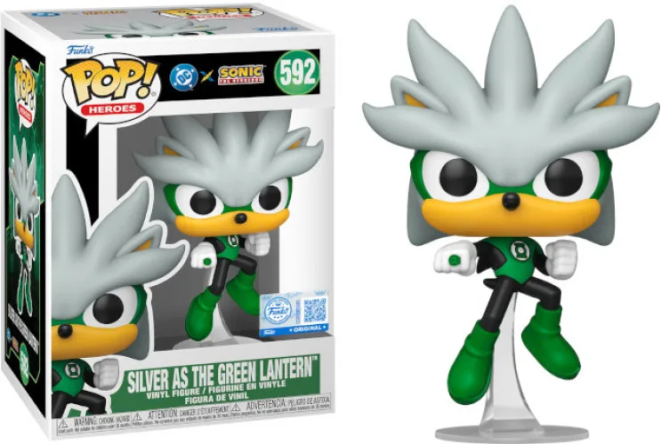 DC x Sonic the Hedgehog Funko Pop Vinyl: Silver (Green Lantern) by Funko – cover 1 of 2