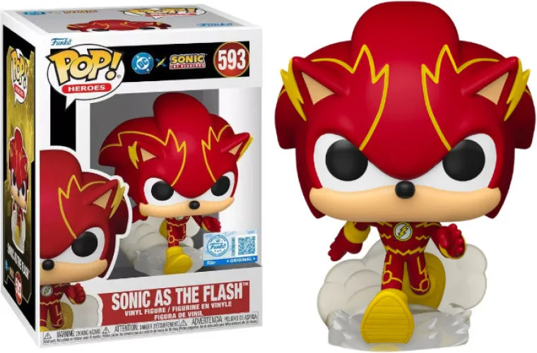 DC x Sonic the Hedgehog Funko Pop Vinyl: Sonic (Flash) van Funko – cover