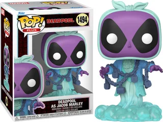 Deadpool Funko Pop Vinyl: Deadpool as Jacob Marley van Funko – cover 1 van 2