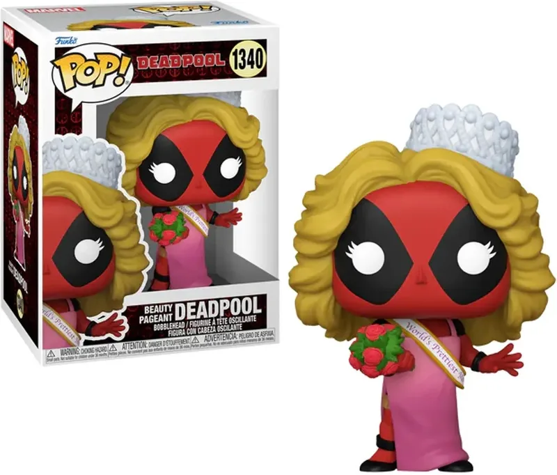 Deadpool Funko Pop Vinyl: Deadpool Beauty Peagant van Funko – cover 1 van 3