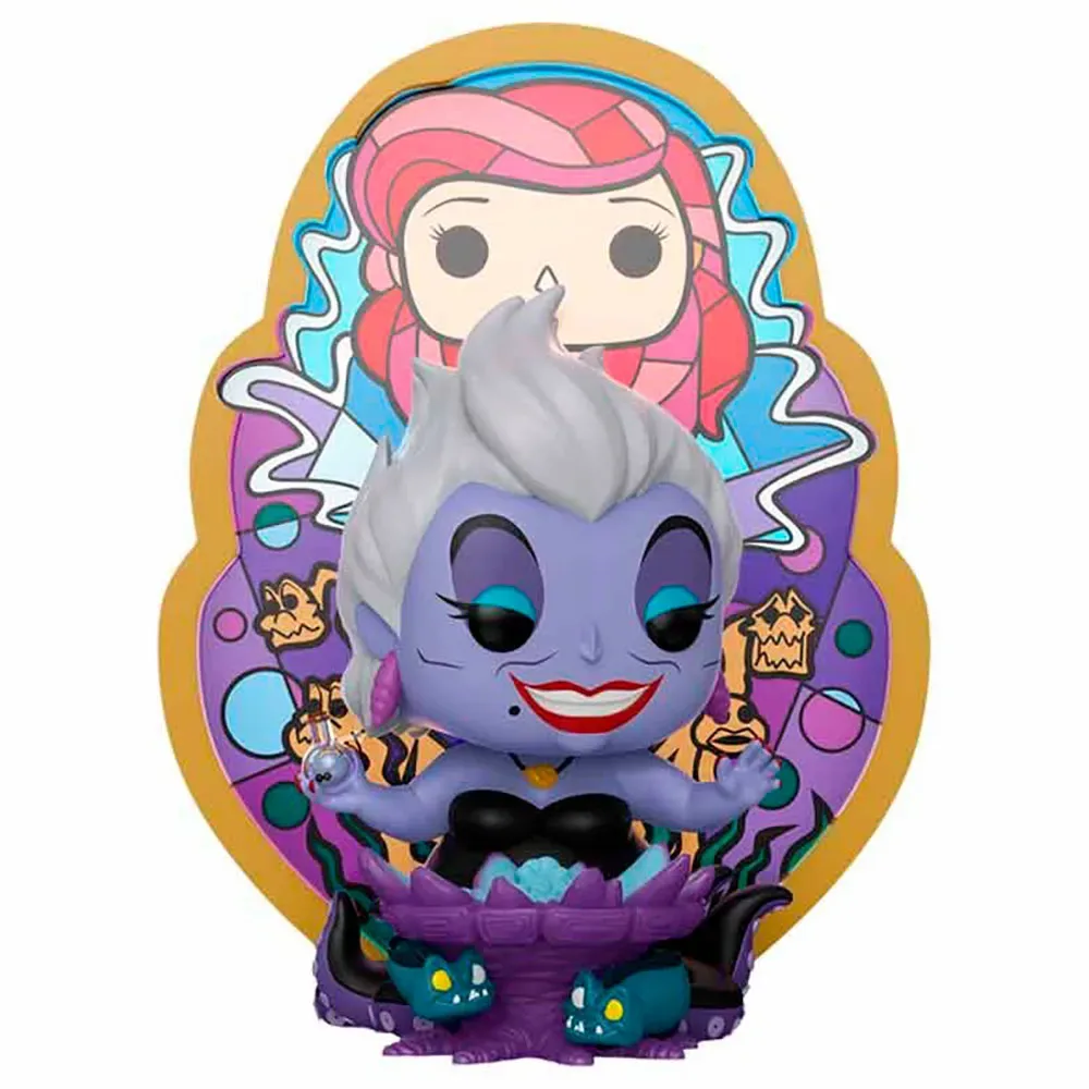 Deluxe De Kleine Zeemeermin-ursula-figuur In Glas-in-loodstijl by Funko – cover