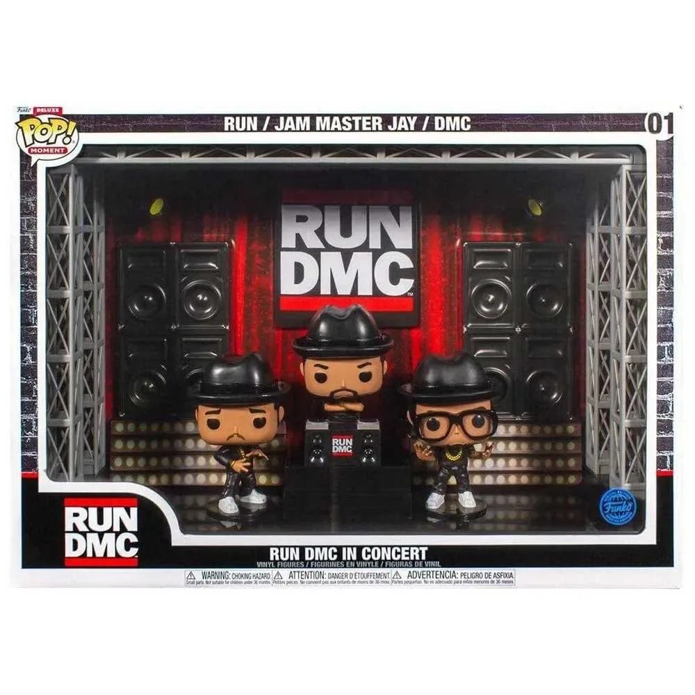 Deluxe Queen Figuren Wembley Stadium Run Dmc Pak Van 3 Moments Vinyl de Funko – jaquette