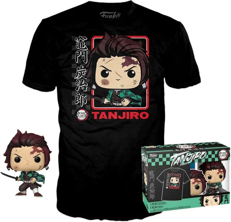 Demon Slayer Funko Pop! Tees & Vinyl - Tanjiro Kamado (Exclusive Special Edition) by Funko – cover