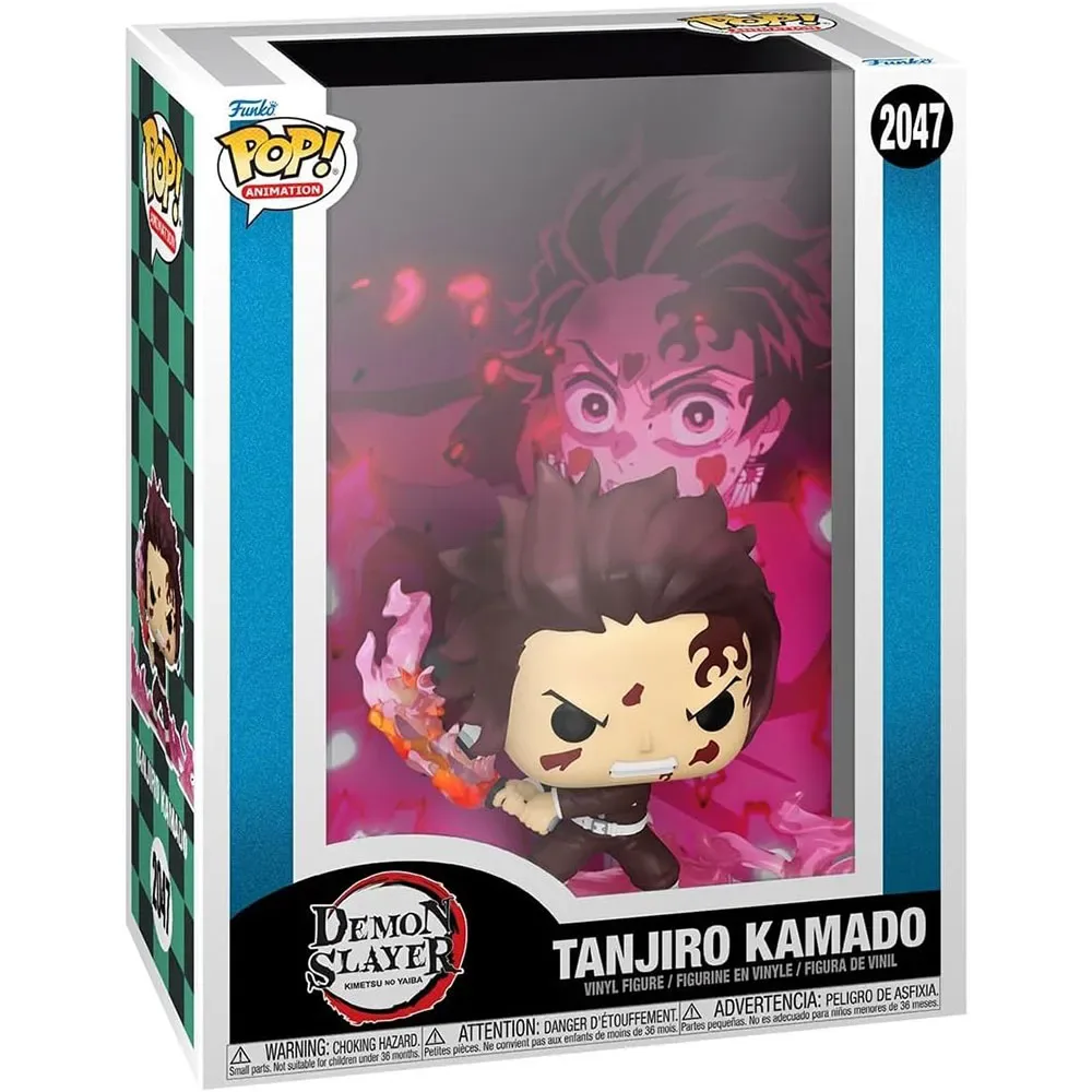 Demon Slayer Game Cover Tanjiro Figuur van Funko – cover
