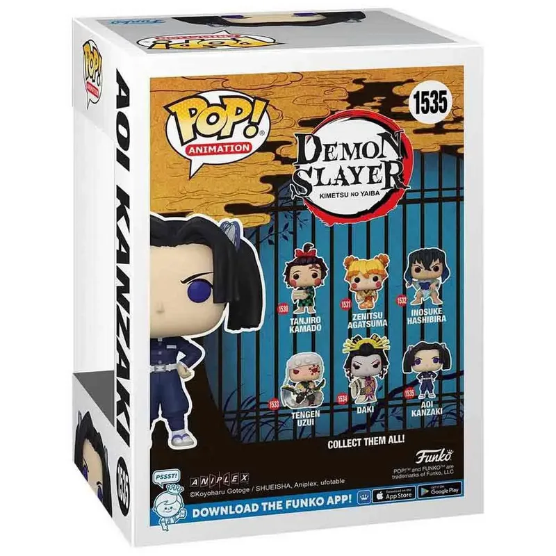Demon Slayer Kimetsu No Yaiba Funko Pop Vinyl: Aoi Kanzaki van Funko – cover 2 van 3