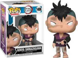 Demon Slayer Kimetsu no Yaiba Funko Pop Vinyl: Genya Shinazugawa de Funko – jaquette 1 sur 3