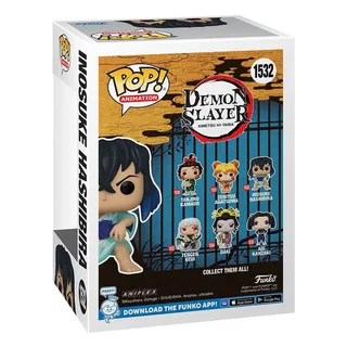 Demon Slayer Kimetsu No Yaiba Funko Pop Vinyl: Inosuke Hashibara (Kimono) van Funko – cover 2 van 3