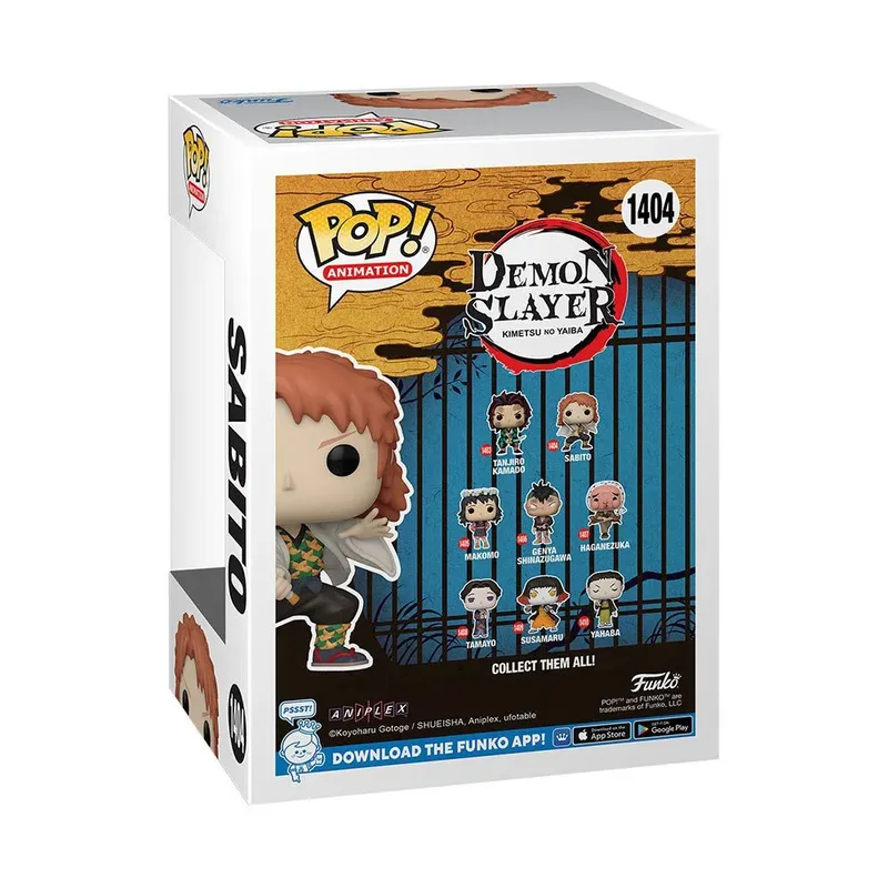 Demon Slayer Kimetsu No Yaiba Funko Pop Vinyl: Sabito van Funko – cover 2 van 3
