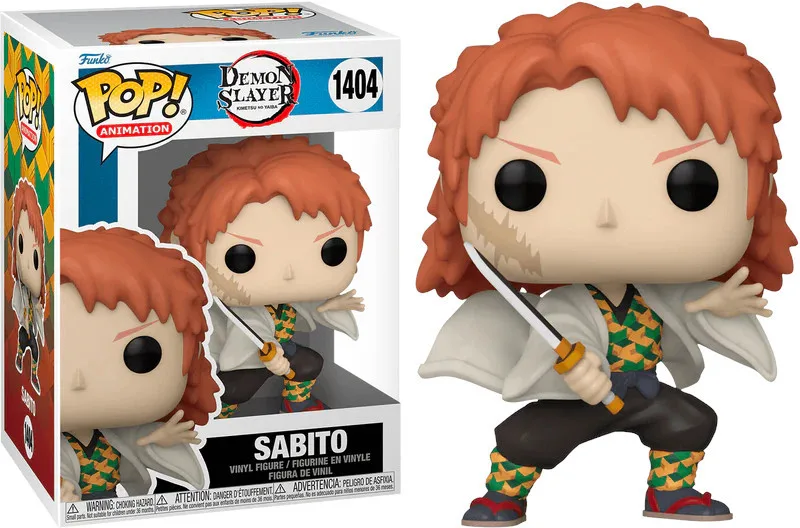 Demon Slayer Kimetsu No Yaiba Funko Pop Vinyl: Sabito van Funko – cover 1 van 3